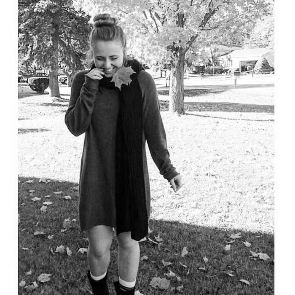 Gray turtleneck dress/shirt